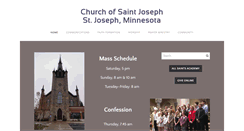 Desktop Screenshot of churchstjoseph.org